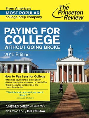 cover image of Paying for College Without Going Broke, 2015 Edition